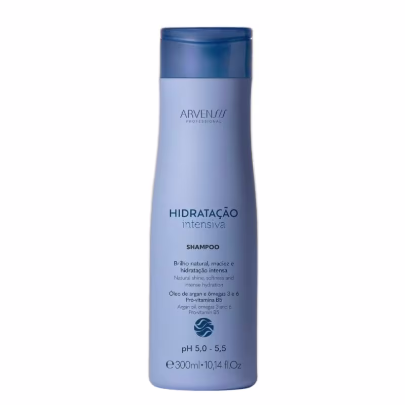 Kit Arvensis Hidratação Intensiva - Shampoo 300ml + Condicionador 300ml + Máscara 300ml + Acidificante 300ml