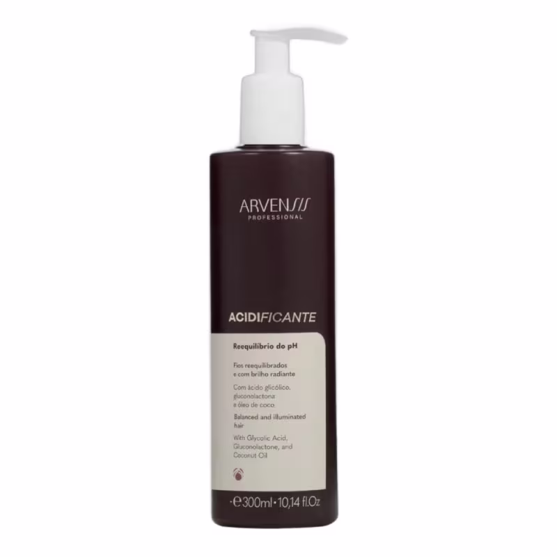 Kit Arvensis Reconstrução - Shampoo 300ml + Condicionador 300ml + Acidificante 300ml