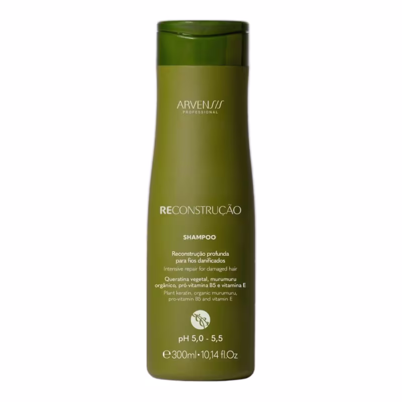Kit Arvensis Reconstrução - Shampoo 300ml + Condicionador 300ml + Leave-in 300ml