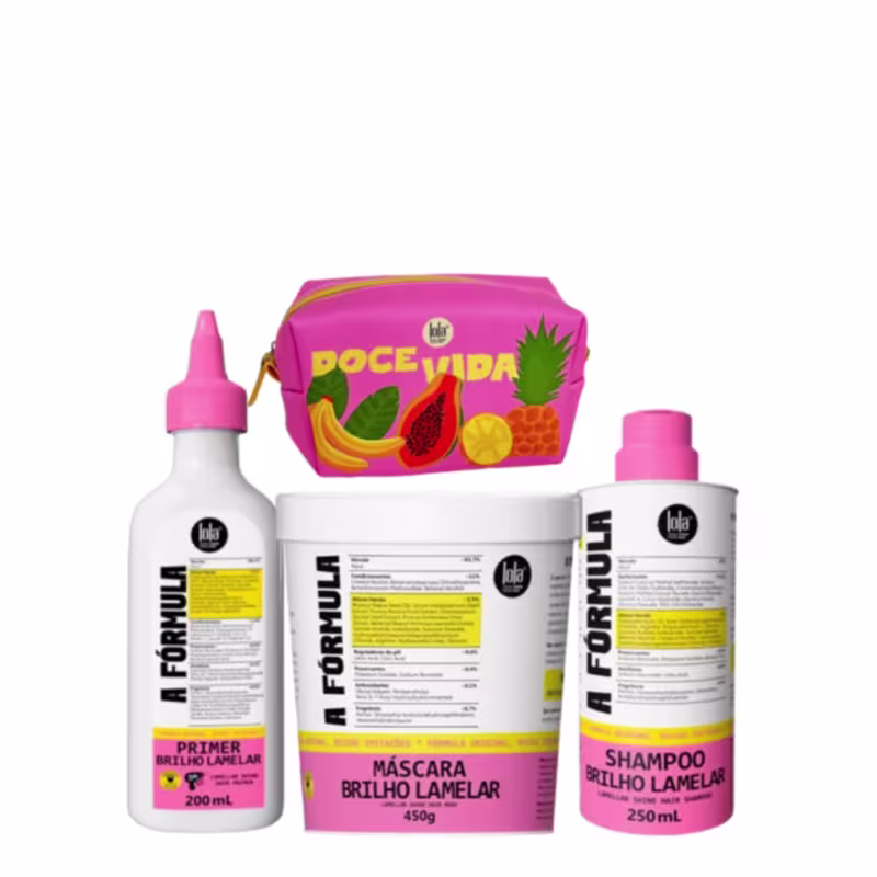 Lola Cosmetics Kit A Fórmula Brilho Lamelar 3 Produtos