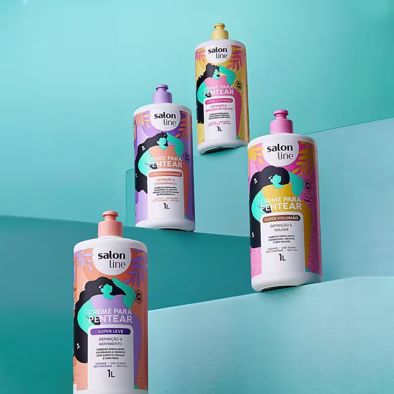 Creme Para Pentear Salon Line Super Desembaraço 1L