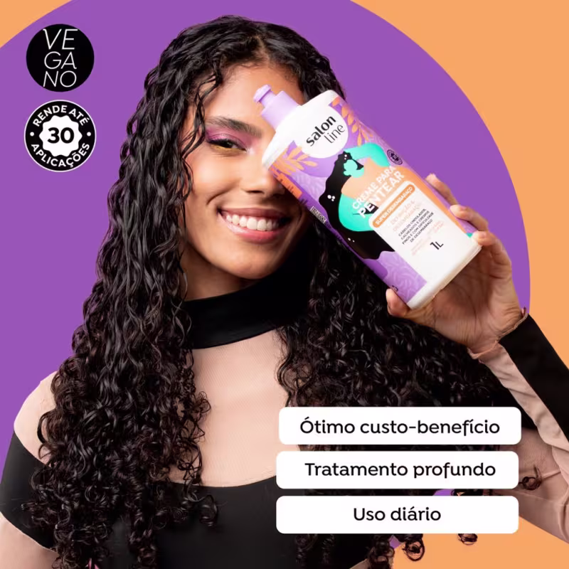 Creme Para Pentear Salon Line Super Desembaraço 1L