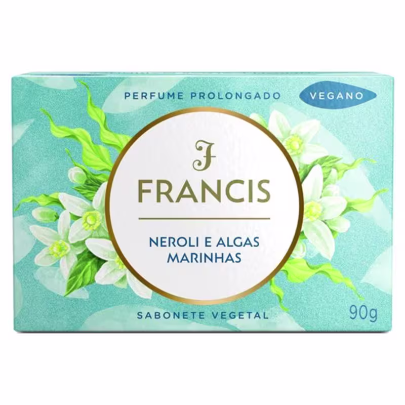Sabonete em Barra Francis Neroli e Algas Marinhas, 90g.