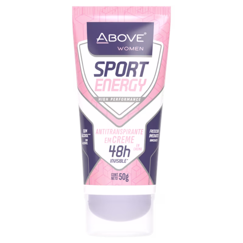 Desodorante Bisnaga Above 50g Sport Energy Women