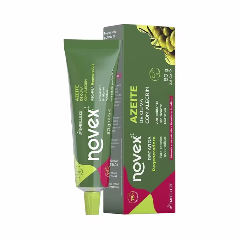 Creme Para Tratamento Novex 80g Recarga Regeneradora Azeite De Oliva