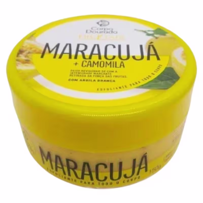 Creme Esfoliante Corpo Dourado Fruktais 150g Maracujá/Camomila