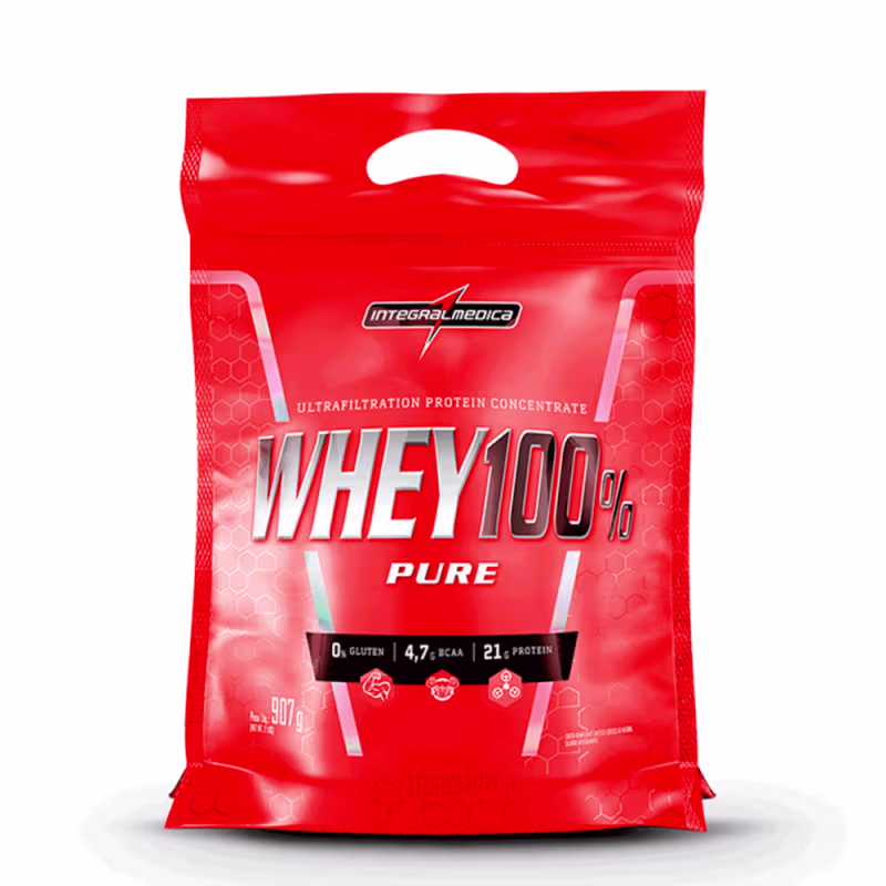 Whey Protein Pure Whey 100% 907Gr Cookies Integralmedica