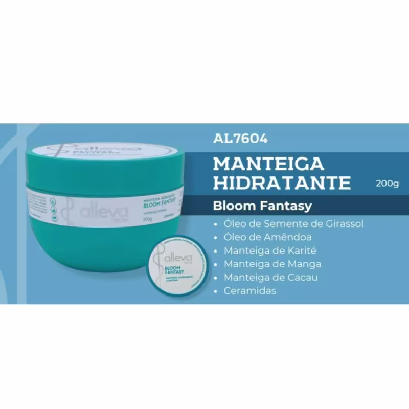Alleva Bloom Fantasy Manteiga Hidratante 200g