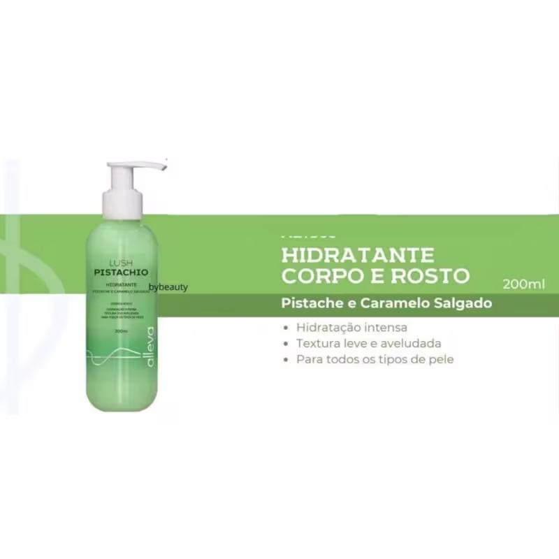 Alleva Lush Pistachio Hidratante Pistache 200ml