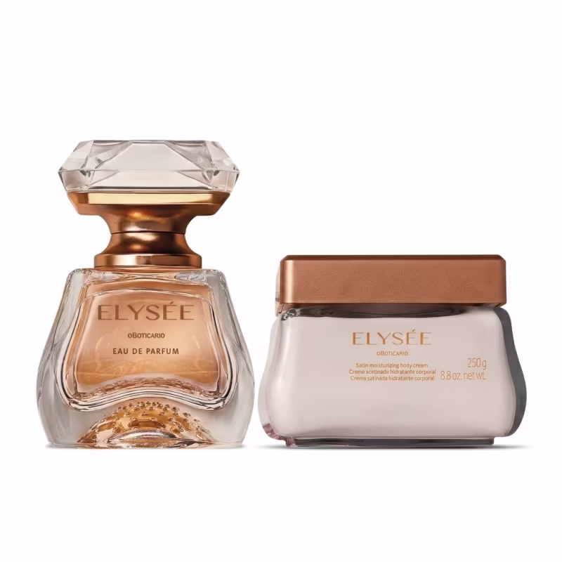 Combo Elysèe: Eau De Parfum 50ml + Creme Acetinado Corporal 250g