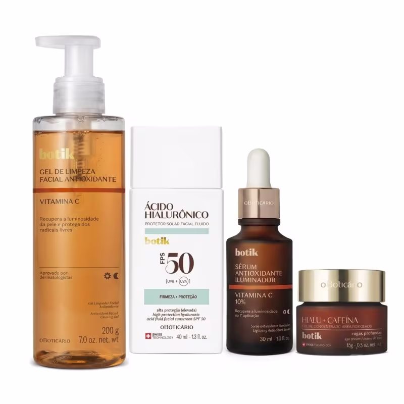 Combo Botik Cuidados Faciais (4 itens)