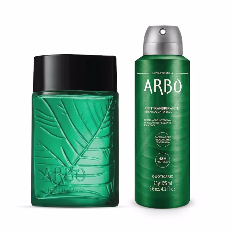 Combo Arbo: Arbo Intenso Desodorante Colônia 100ml + Desodorante Antitranspirante Aerossol 125ml