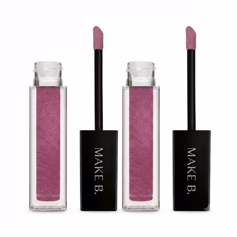 Combo Make B.: Gloss Labial Rose Lover 5ml (2 itens)