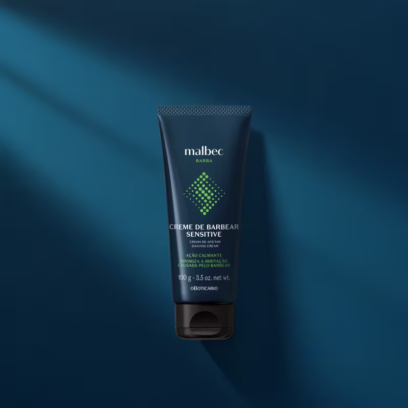 Creme de Barbear Sensitive Malbec Barba 100g