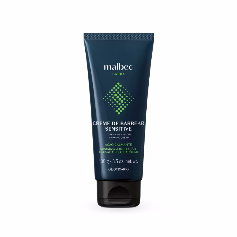 Creme de Barbear Sensitive Malbec Barba 100g