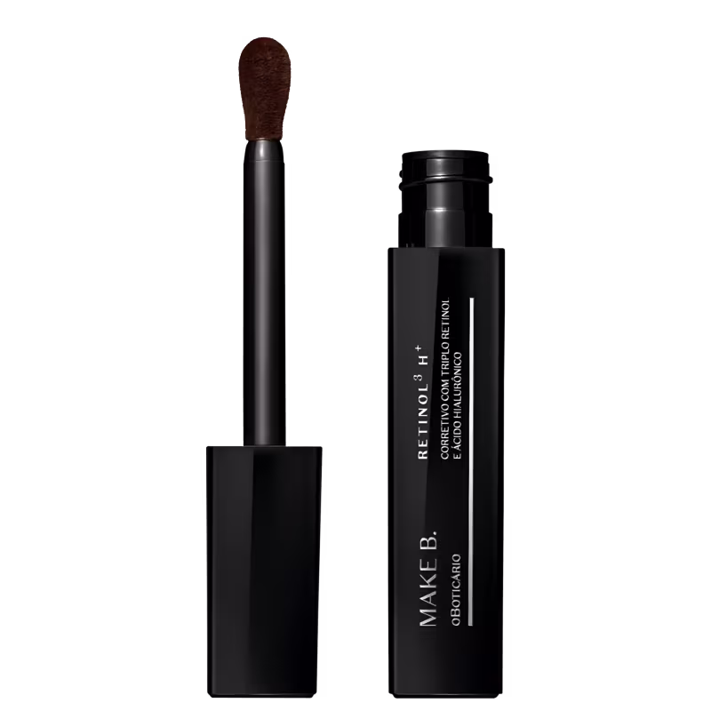 Make B. Retinol³ H+ o Boticário Cor 340Q - Corretivo Líquido 5,5ml
