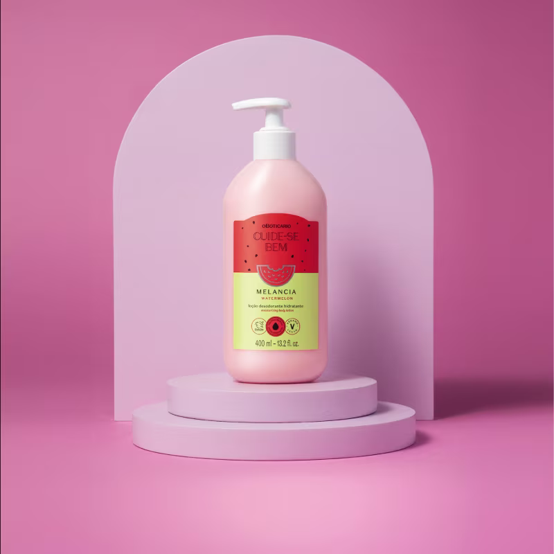 Cuide-se Bem Melancia o Boticário - Loção Desodorante Hidratante Corporal 400ml