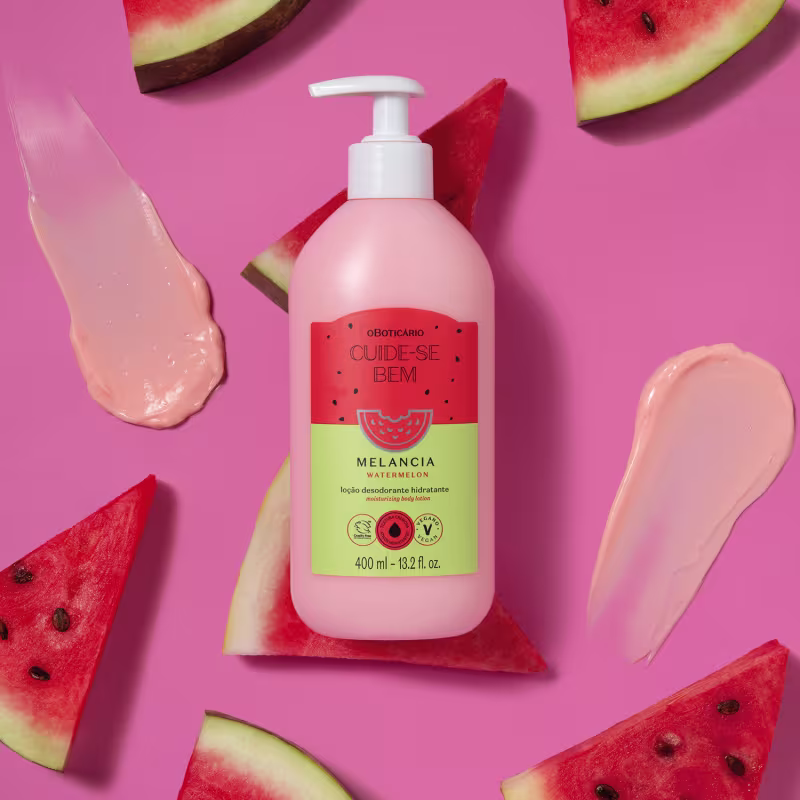 Cuide-se Bem Melancia o Boticário - Loção Desodorante Hidratante Corporal 400ml