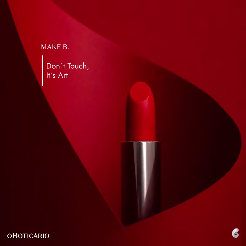 Make B. By Narcisa o Boticário Don´t Touch, It´s Art - Batom 3,6g