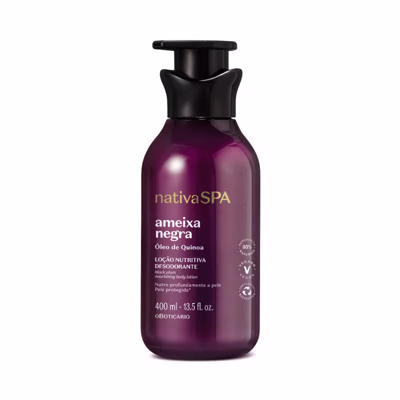 Loção Hidratante Desodorante Corporal Nativa Spa Ameixa Negra 400ml