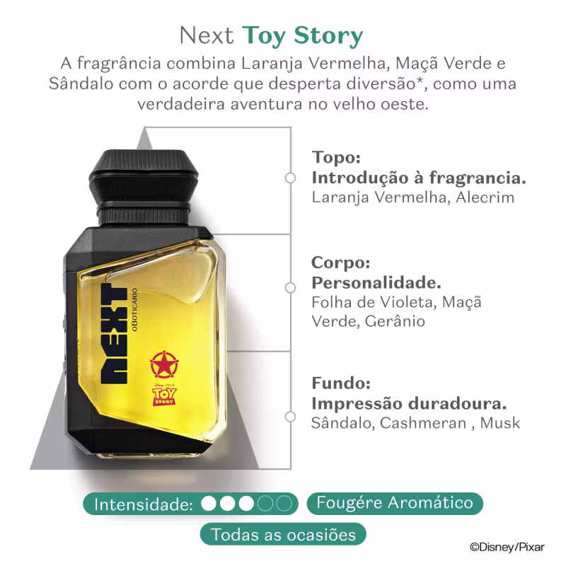 Colônia Infantil Toy Story Next Rodeio do Xerife 75ml