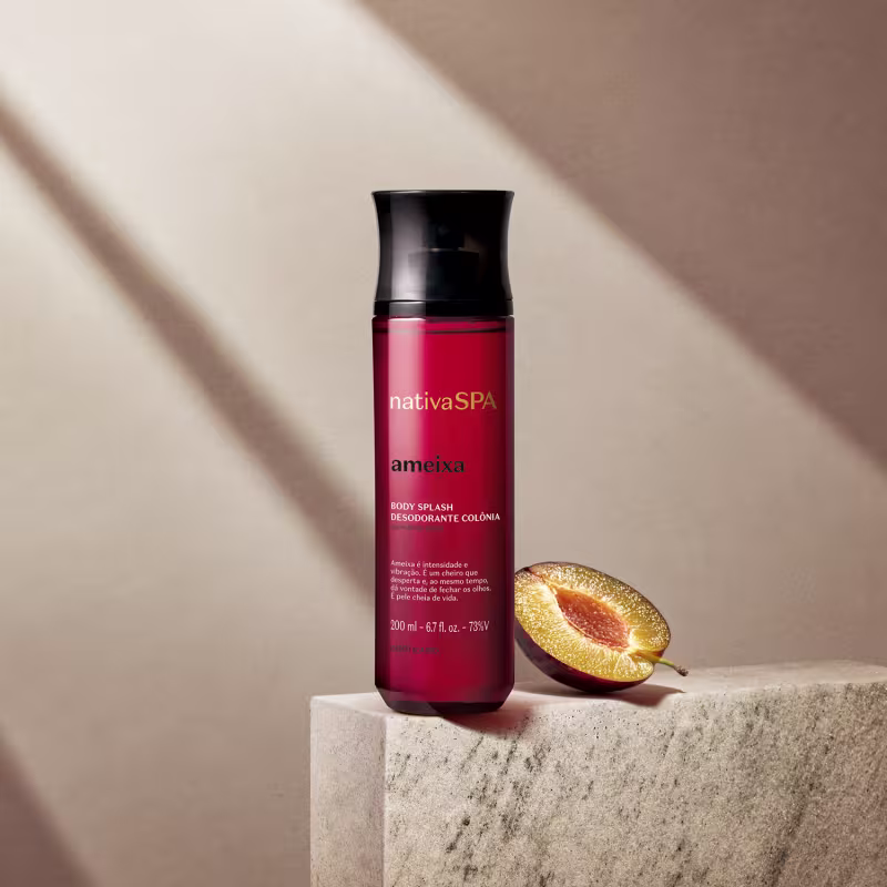 Body Splash Desodorante Colônia Nativa Spa Ameixa Negra 200ml