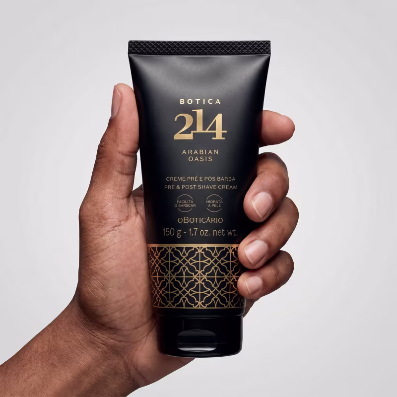 Creme Pré E Pós Barba Botica 214 Arabian Oasis 150g