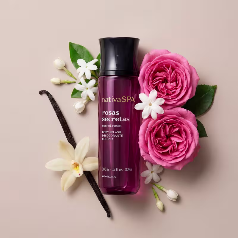 Body Splash Nativa Spa Rosas Secretas 200ml