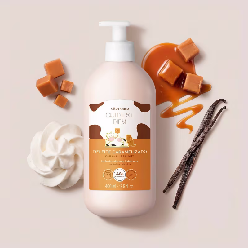 Loção Hidratante Desodorante Corporal Cuide-Se Bem Deleite Caramelizado 400ml