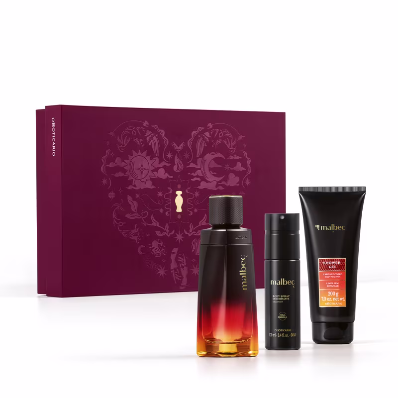 Kit Presente Dia dos Namorados Malbec X (3 itens)