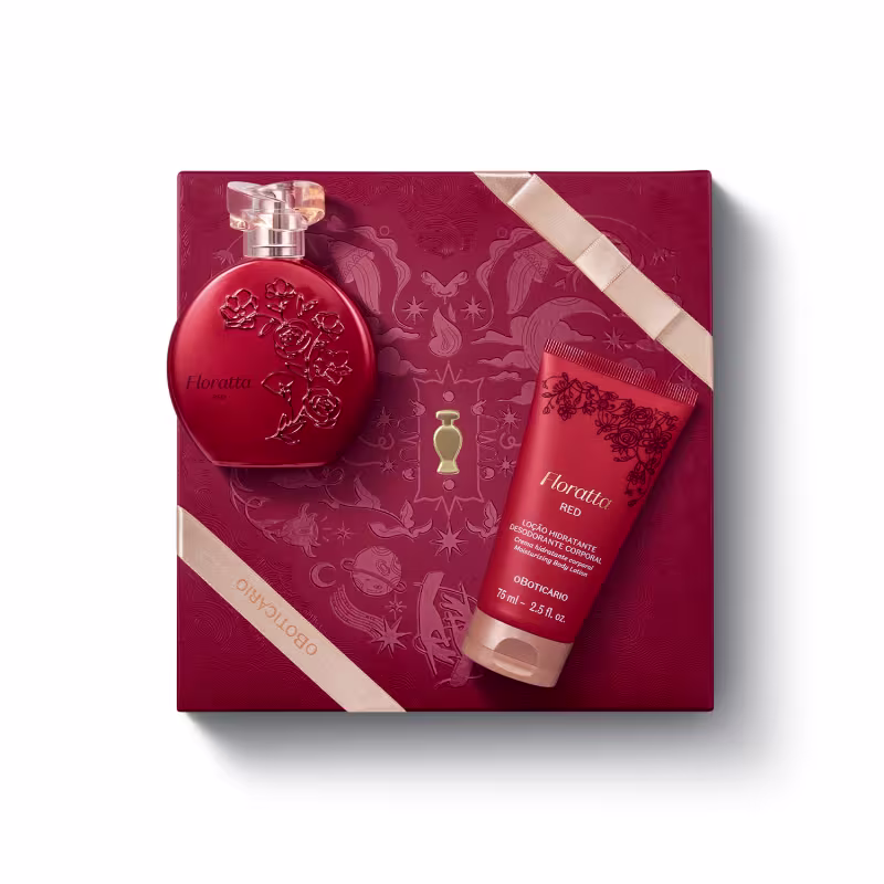 Kit Presente Dia Dos Namorados Floratta Red (2 itens)