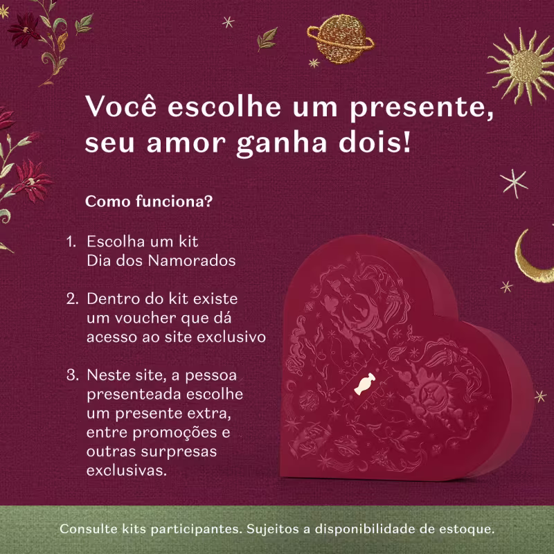 Kit Presente Dia Dos Namorados Egeo Dolce (3 itens)