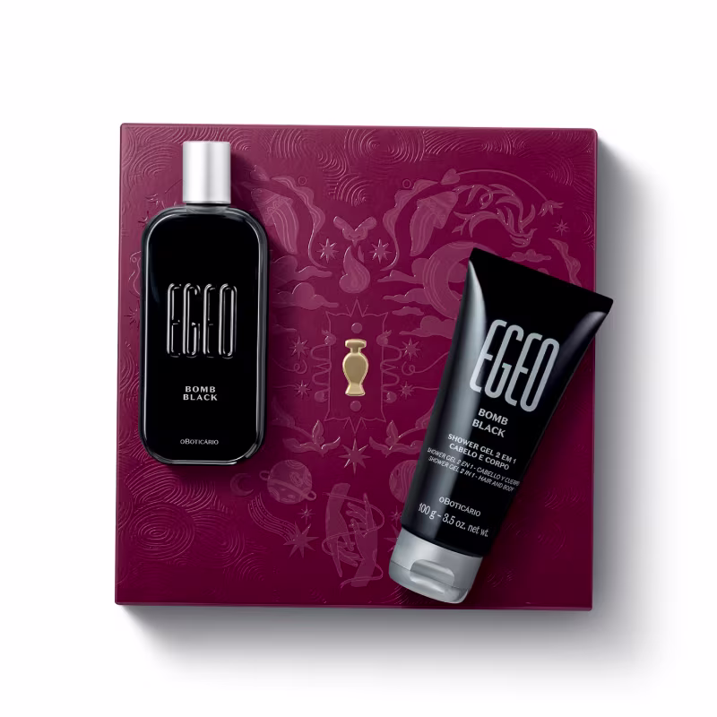 Kit Presente Dia Dos Namorados Egeo Bomb Black (2 itens)