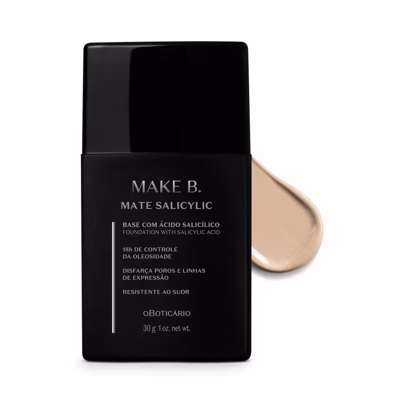 Base Líquida Efeito Mate Make B. Salicylic 160Q 30g