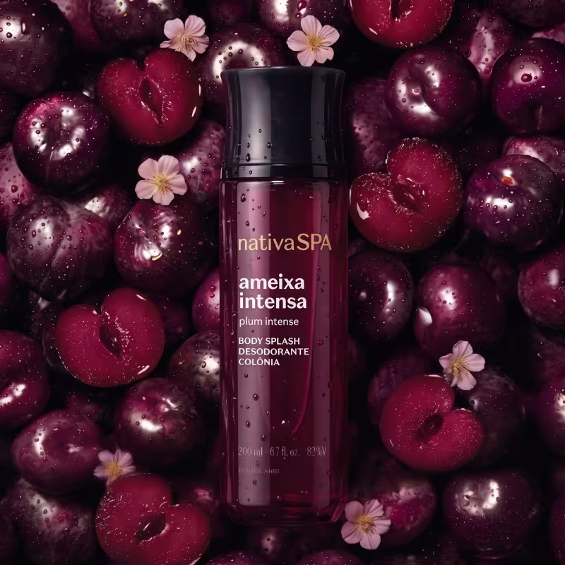 Body Splash Desodorante Colônia Nativa Spa Ameixa Intensa 200ml
