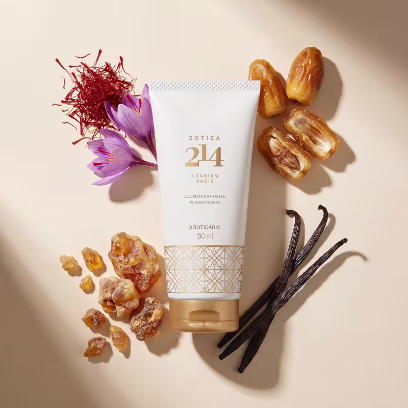 Loção Hidratante Desodorante Corporal Botica 214 Arabian Oasis 150ml