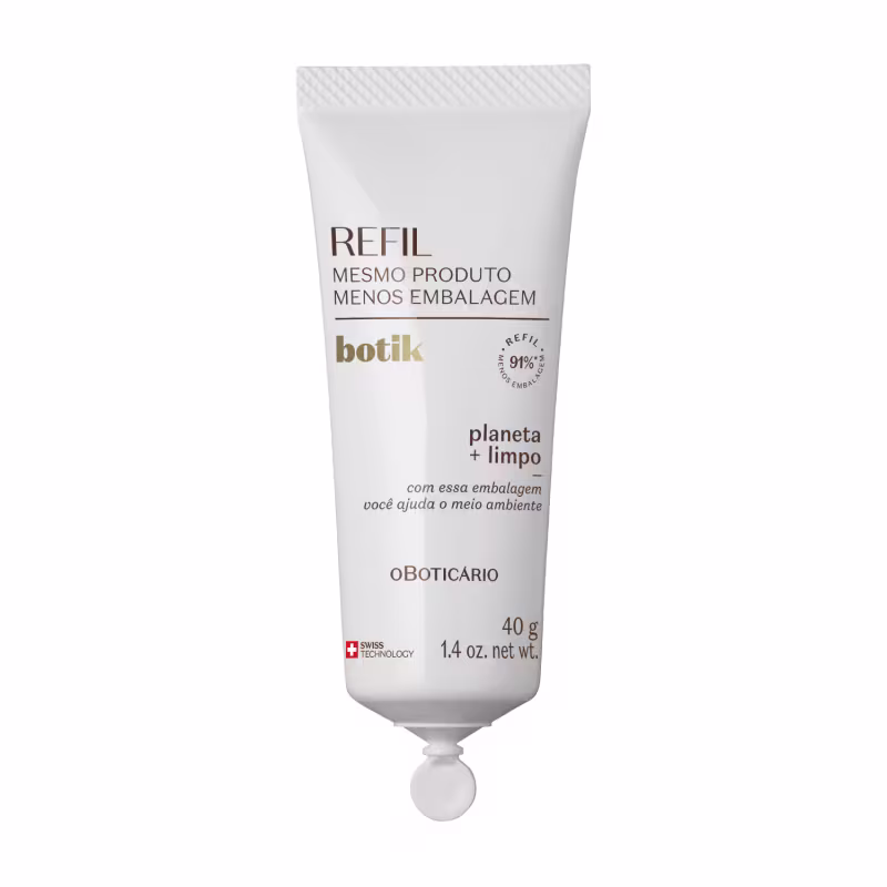 Refil Gel Creme Facial Firmador Ácido Hialurônico Botik 40g