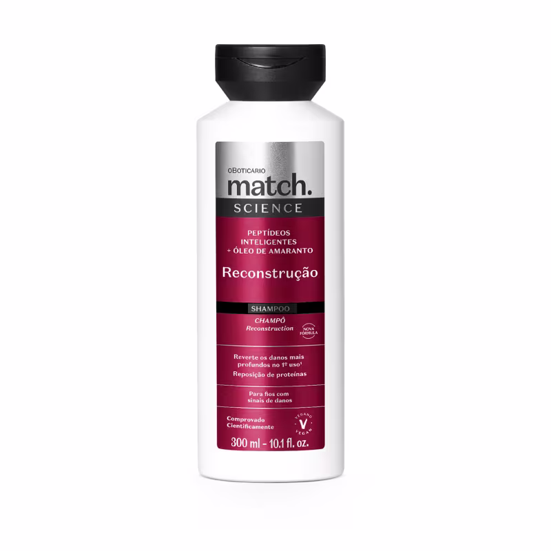 Shampoo Match Science Reconstrução 300ml