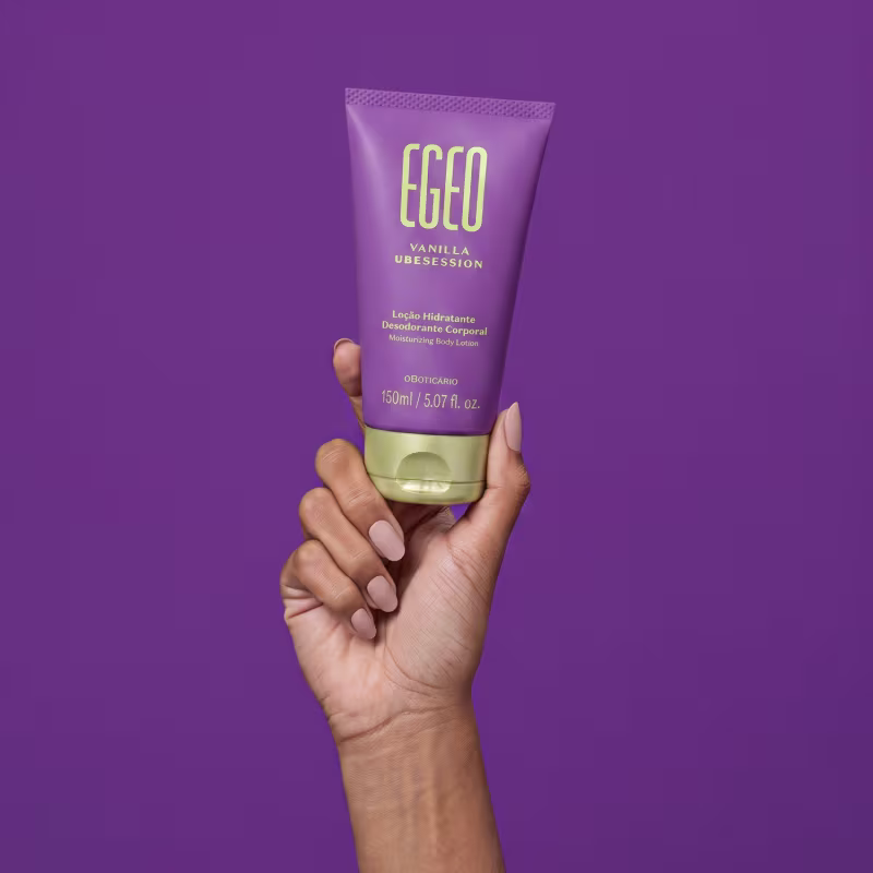 Loção Desodorante Hidratante Corporal Egeo Vanilla Ubesession 150ml