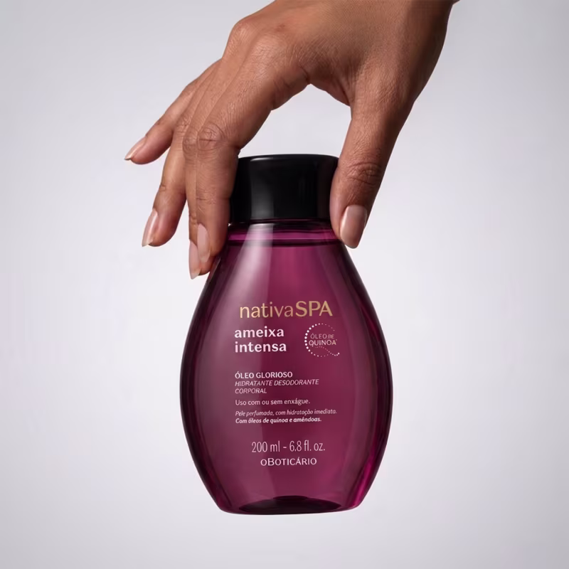 Óleo Glorioso Hidratante Desodorante Corporal Nativa Spa Ameixa Intensa 200ml