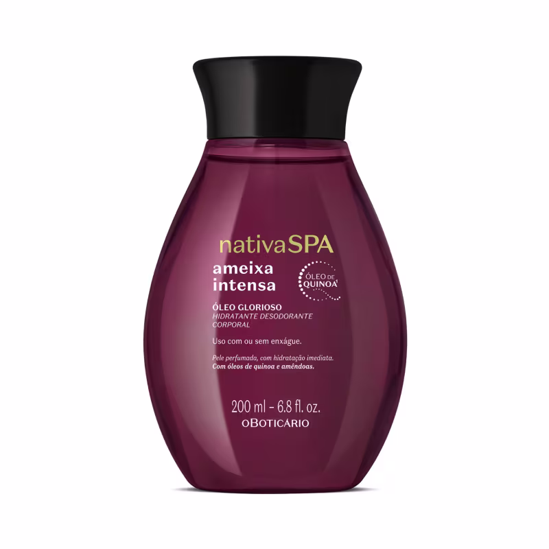 Óleo Glorioso Hidratante Desodorante Corporal Nativa Spa Ameixa Intensa 200ml