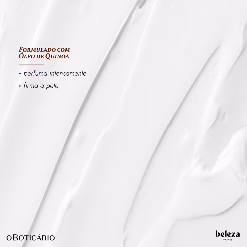 Nativa SPA o Boticário Baunilha Exclusive - Creme Perfumado Desodorante Corporal 380ml