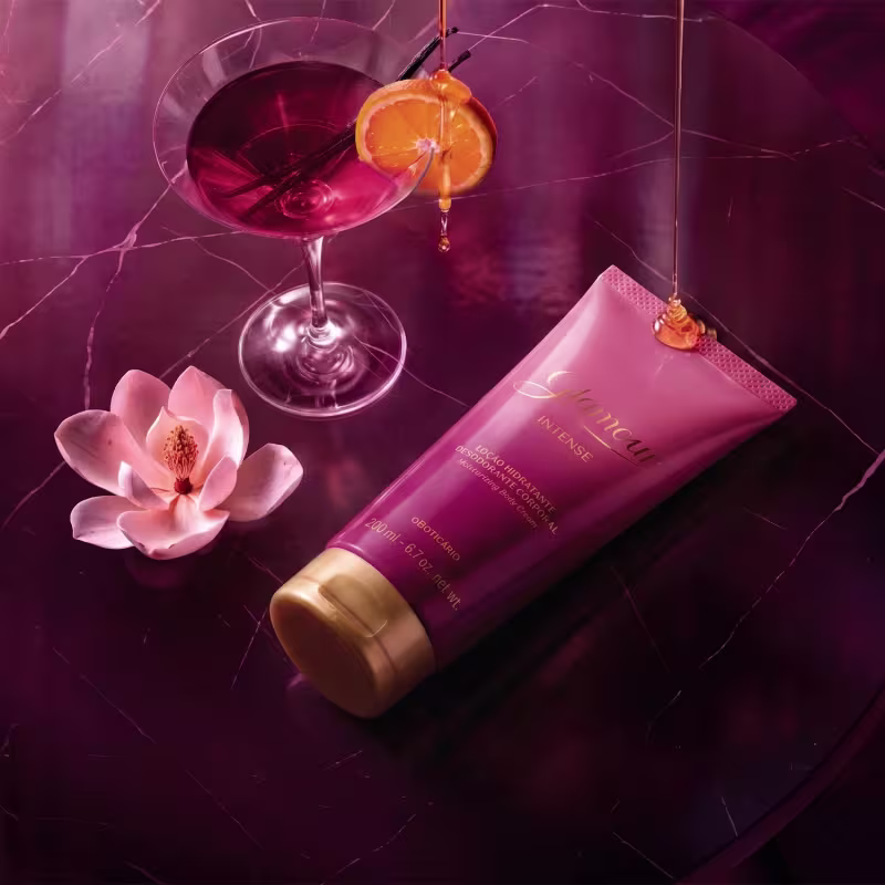 Loção Hidratante Desodorante Corporal Glamour Intense 200ml