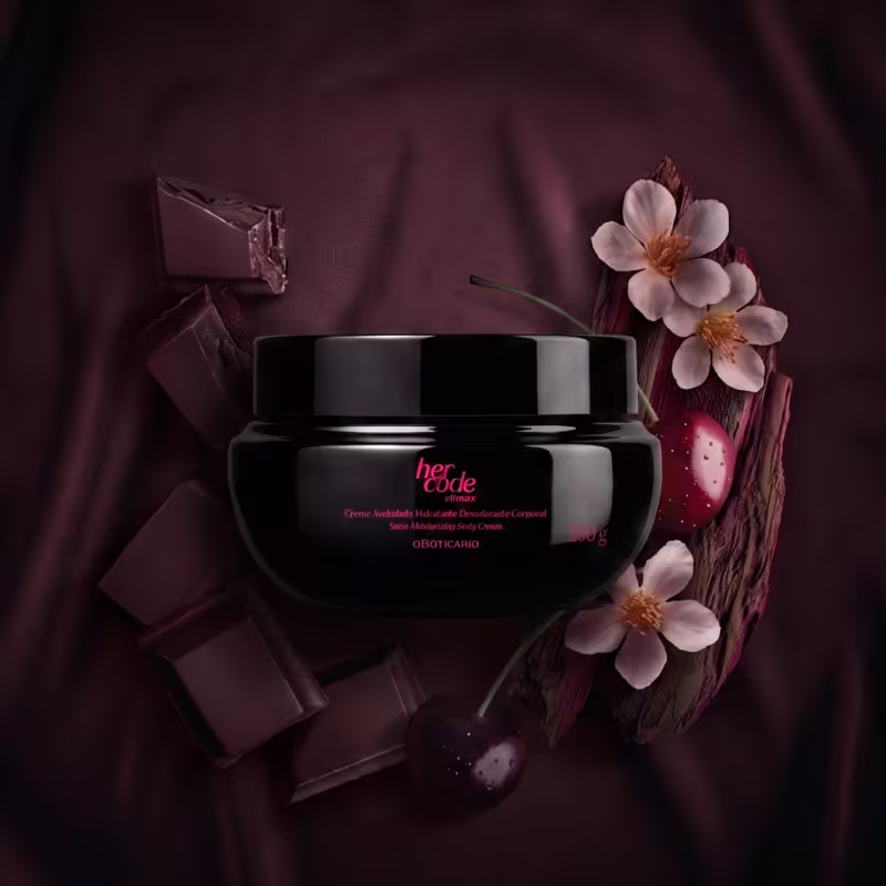 Creme Aveludado Hidratante Desodorante Corporal Her Code Clímax 200g