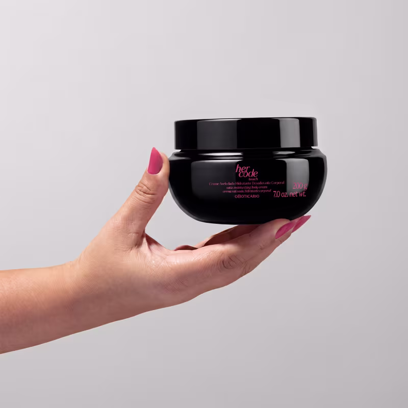 Creme Aveludado Hidratante Desodorante Corporal Her Code Touch 200g