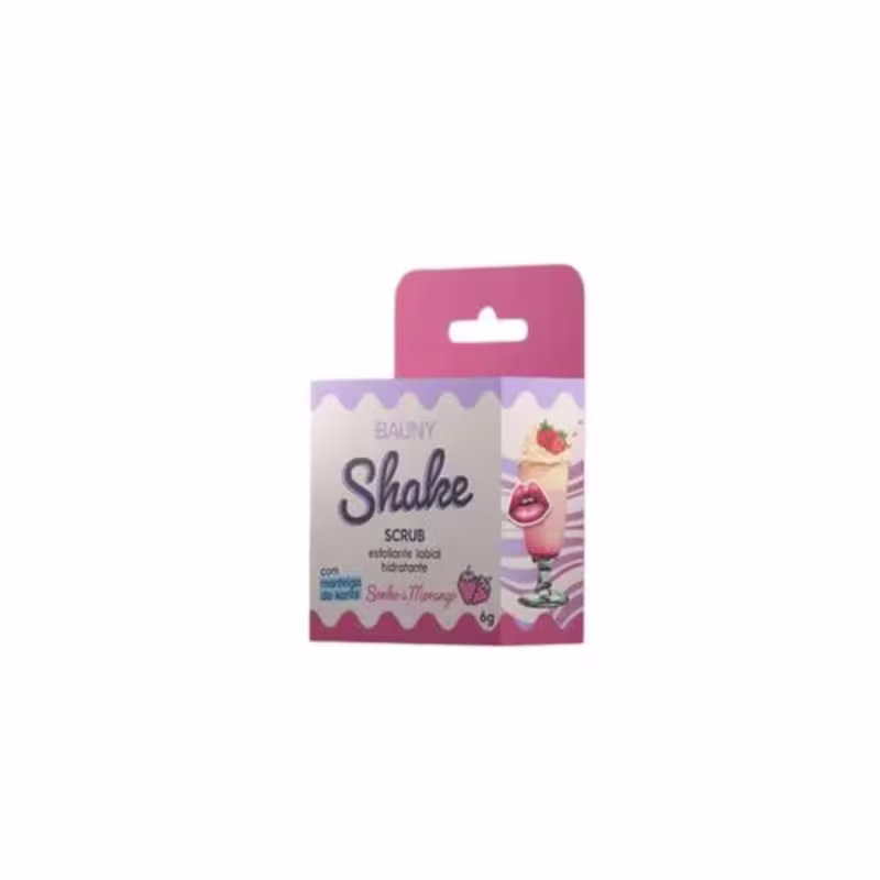 Bauny Shake Scrub  Esfoliante Labial (Sonho de Morango) 6g