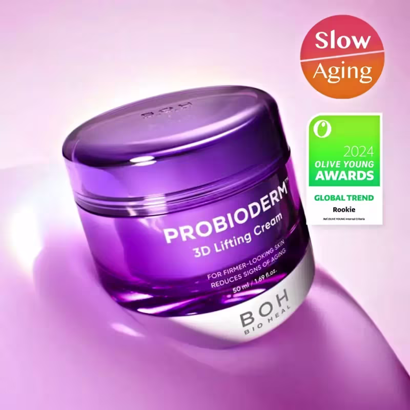 Texto: Slow Aging e Selo de Prêmio 2024 Olive Young Awards