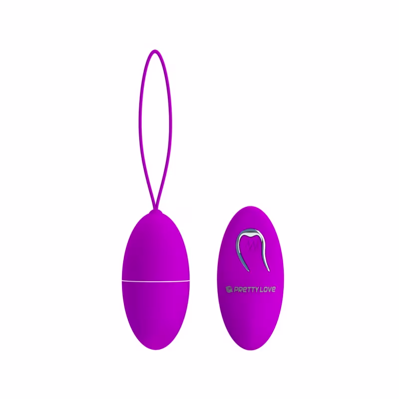 Vibrador bullet em silicone com 12 modos de vibração e controle remoto sem fio - pretty love joanne | 7,5 x 3,5 cm