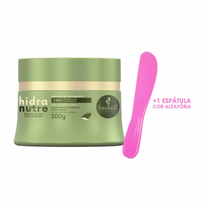 Kit Haskell Hidranutre Máscara Capilar  300g + Espátula