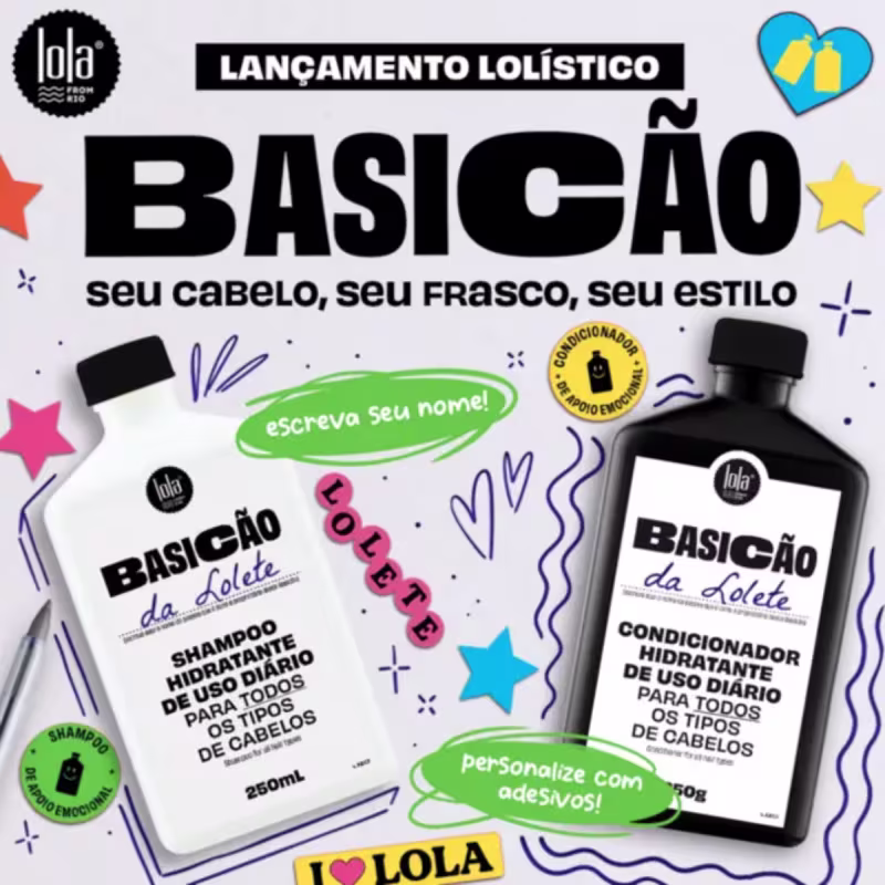 Kit Lola Basicão Shampoo 250ml+Condiconador 250ml